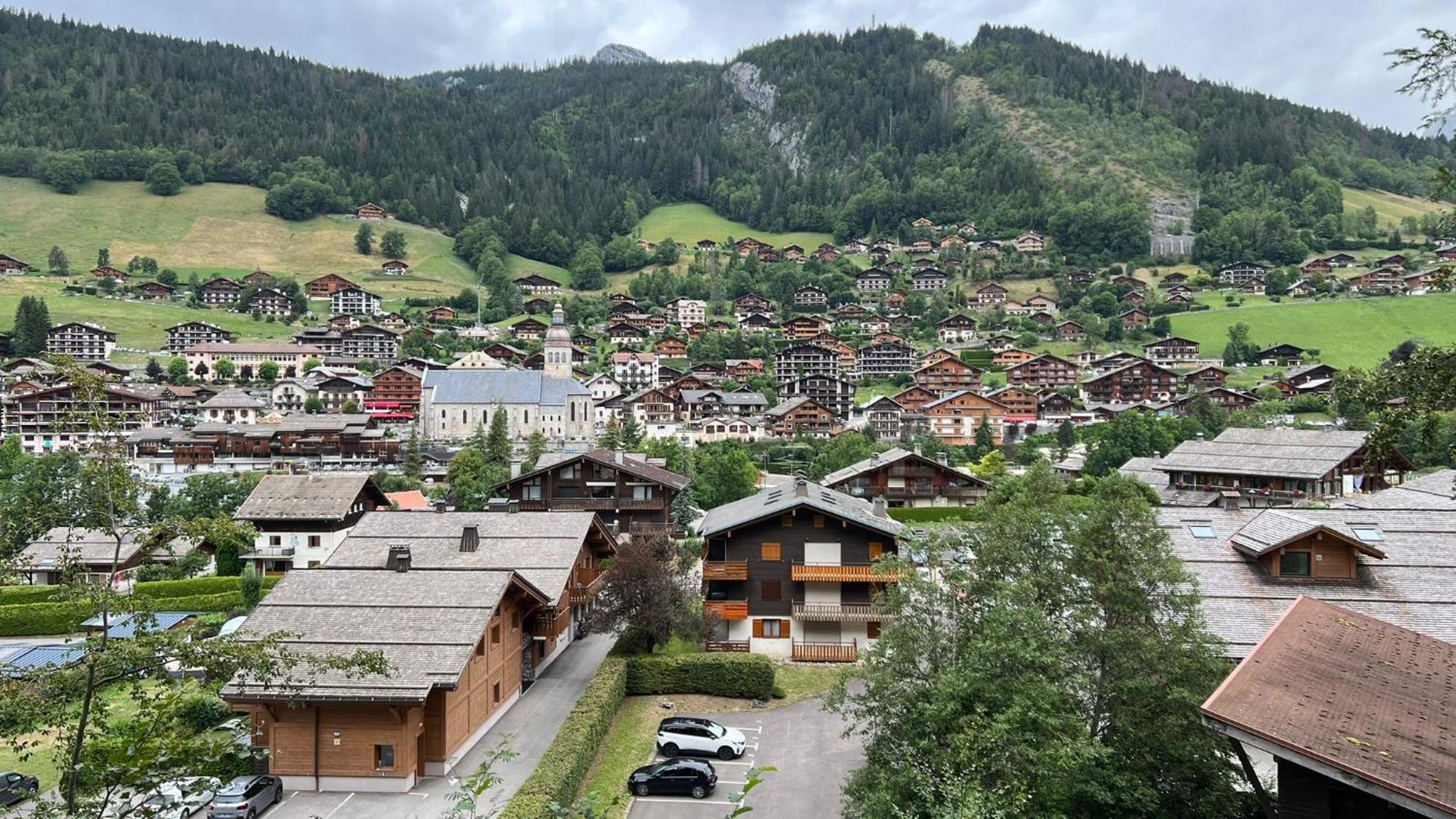 Appartement Cosy Face Aux Aravis Le Grand-Bornand Exterior foto