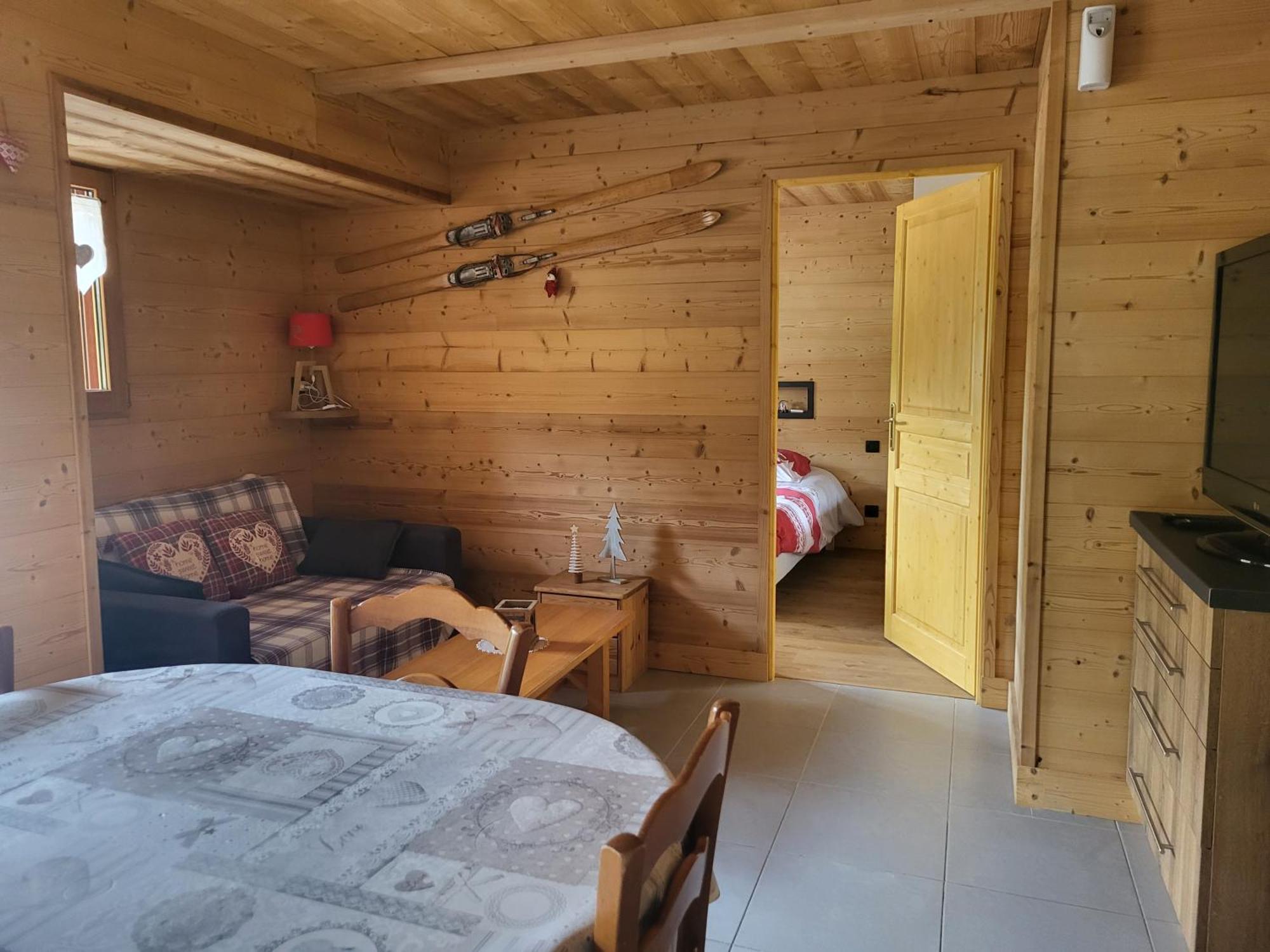 Appartement Cosy Face Aux Aravis Le Grand-Bornand Exterior foto